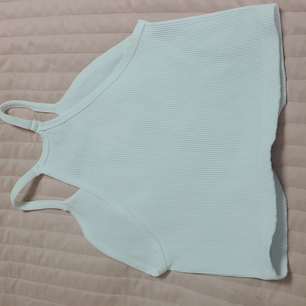 Free People Movement Happiness Runs Crop NWOT in White M/L RARE! - Picture 3 of 9